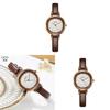 Gadi Vintage Ladies Quartz Watch With Leather Strap And Water Resistance For Fashion Enthusiasts