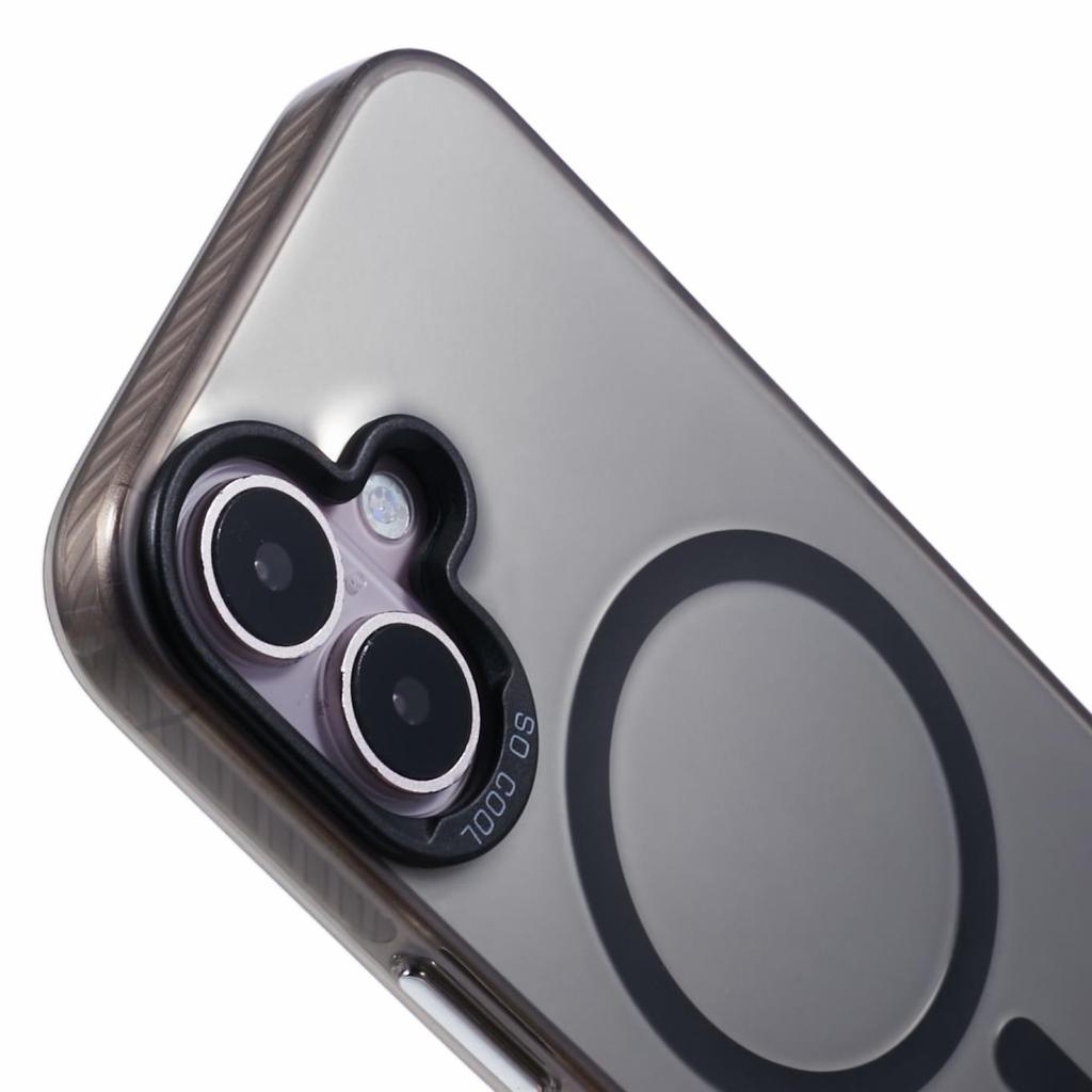 For iPhone 16 Plus Case Compatible with MagSafe Laser Effect TPU+Acrylic Phone Cover