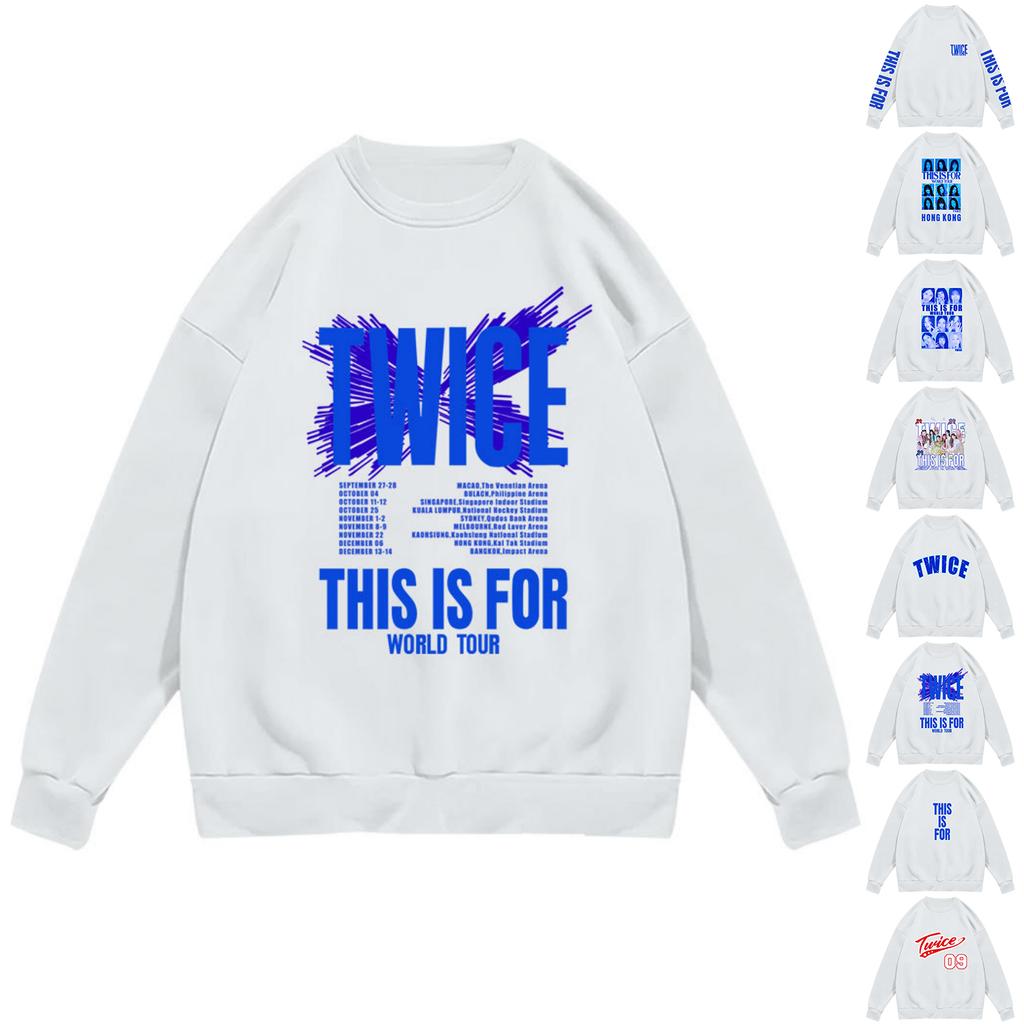 Women's And Men's Unisex Fashion Casual Long-sleeved Loose Printed Round Neck Pullover Hoodie Sweatshirt