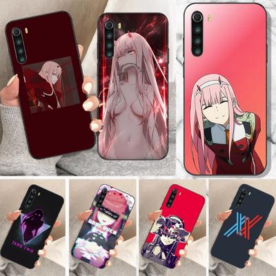 Funda de Teléfono Zero Two Darling 002 Para Xiaomi Redmi Note 11 10 9T 8 7 Pro Redmi 10 9 9A 9C 8 7 6 Funda de Teléfono Negra Suave
