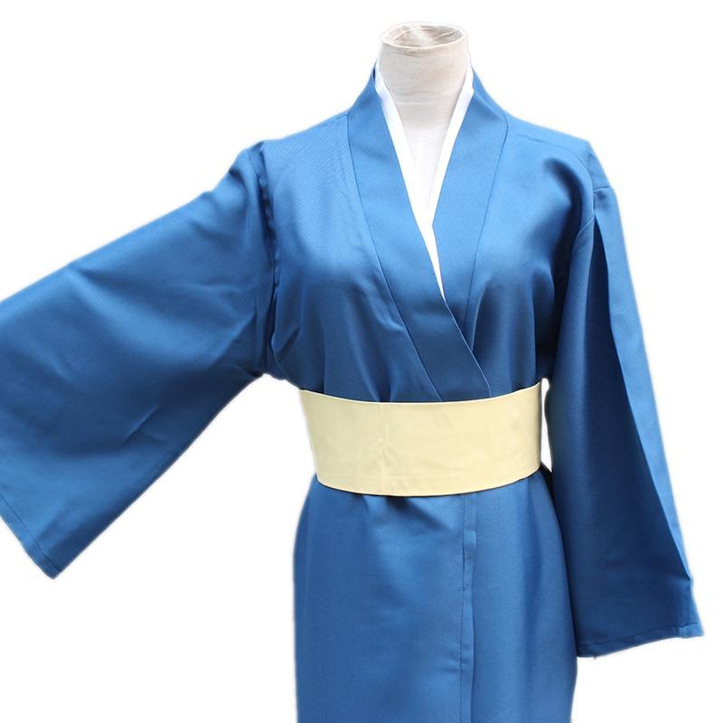 Versatile Anime Gintama Silver Soul Katsura Kotarou Kimono Cosplay Costume Full Set For All Occasions