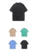 230g Reine Baumwolle Unisex Vintage Washed T-Shirt - Amerikanischer Stil, Lockere Passform, Trendy, All-Match Hip-Hop Tee