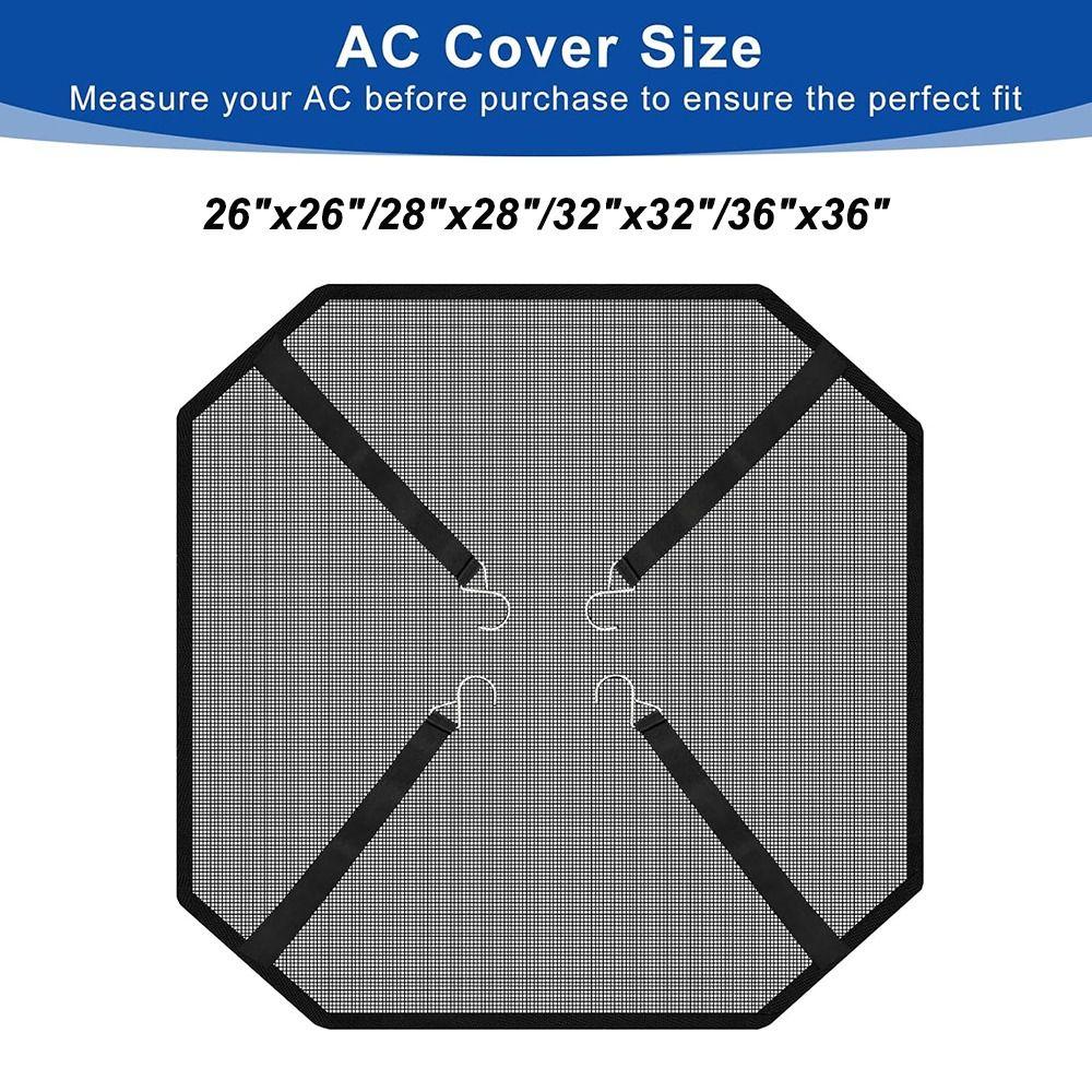 Polyester Mesh Air Conditioner Covers Heavy Duty Central Ac Cover New Units Central Cover
