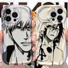 Anime Bleach Wave Phone Case For iPhone 17 Air 16 15 14 13 12 11 Pro Max Plus Mini SE2020 2022 Shockproof Silicone Back Cover