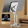 360 Rotation Aluminium Alloy Foldable Desktop Phone Stand Desk Lazy Tablet Holder Support Mount For Iphone Ipad Xiaomi Samsung
