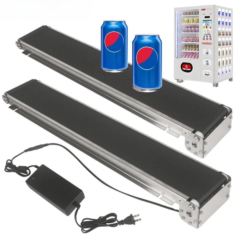 600mm Mini Conveyor Belt Automatic Vending Machine Stainless Steel Bottle Conveyor Belt Track Cargo Lane Belt Conveyor Machine