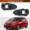 Front Bumper Fog Light Trim Grille Bezel Frame Cover Shell For Honda Fit 2018 Foglamp Cap Hood Lid Lampshape