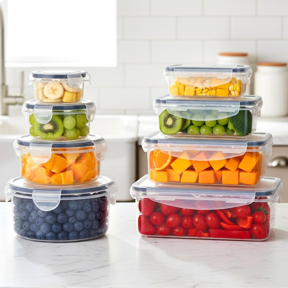 Food Containers With Lid And Seal 8 Pcs.