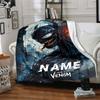 Custom Name Deadpool Wolverine blanket for Couch & Bed, Plush Cozy Fuzzy Blanket Super Soft & Warm Blankets for Fall and Winter. 090823