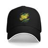 Women Unisex Jamaica Flag Ripped Scratch Heritage Culture Proud Jamaican Outdoor Hat Trucker Cap New Baseball Cap Sports Hats