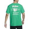 Nike SS23 Letter Print Crew Neck Pullover Short Sleeve T-Shirt Men Tops Green DX0907-324