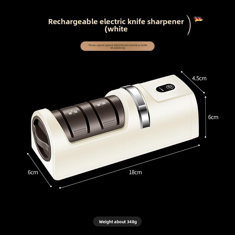 Wireless Electric Knife Sharpener Charging Multifunctional Small Automatic Sharpener Tools Household Kitchen Knife Sharpener