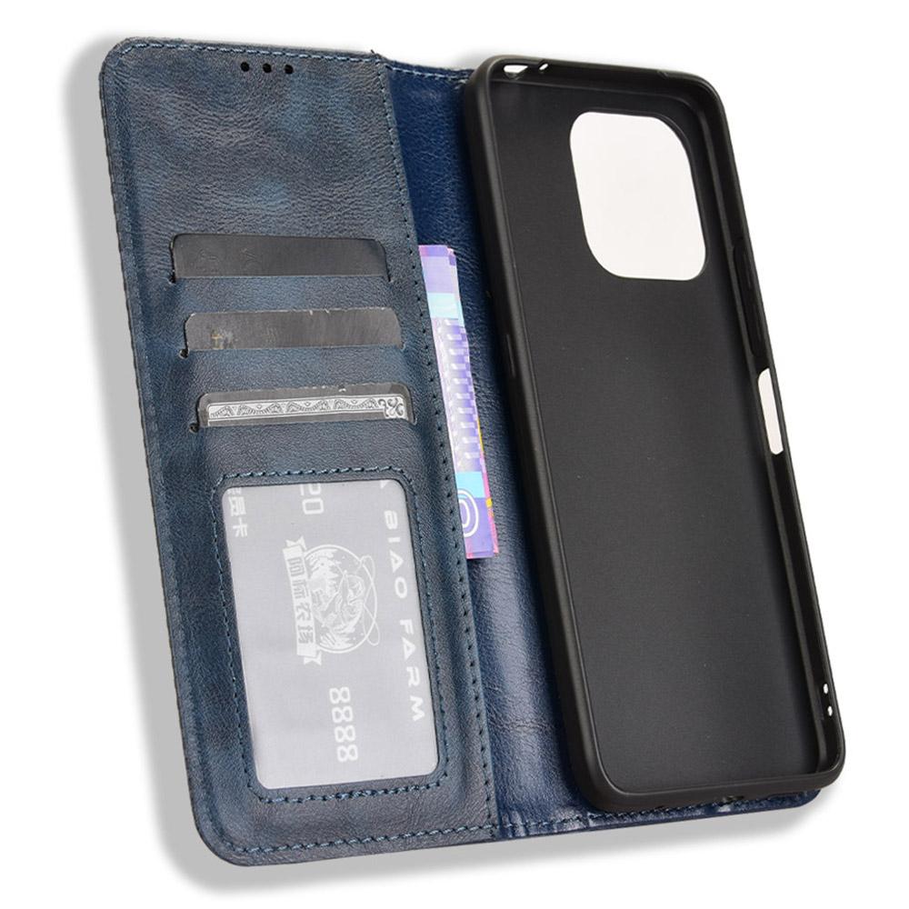 For Umidigi G6 Wallet Phone Case Retro Stand Leather Flip Cover