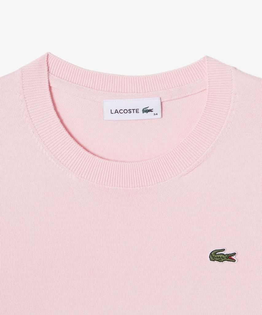 LACOSTE Women'S Basic Crew Neck Short Sleeve Sweater Af115E-56G Ady