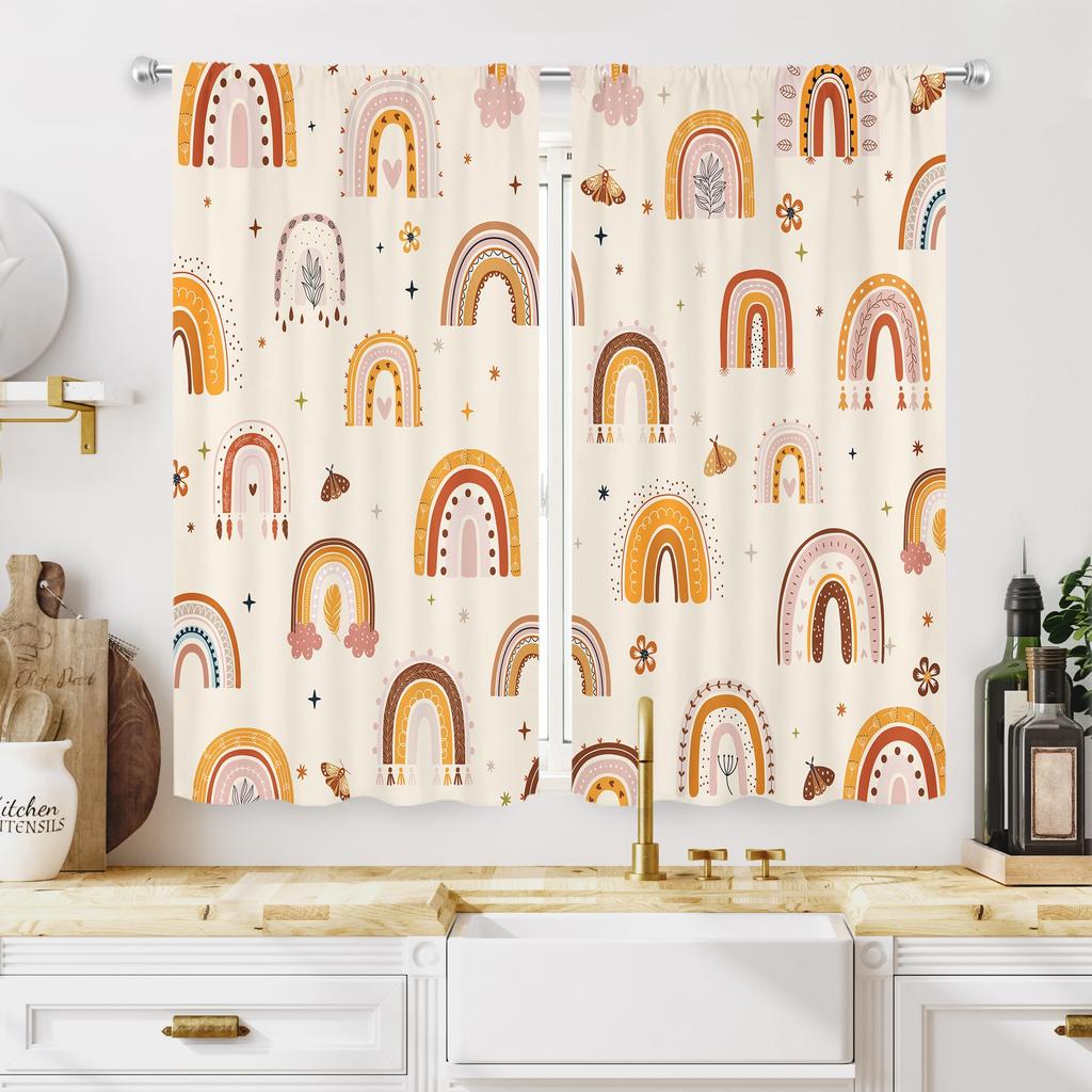 Kinderzimmer Safari Tiere Vorhänge Baby Junge Kinder Wald Dschungel Wald Löwe Gedruckte Vorhänge für Wohnzimmer Schlafzimmer Fensterdraperien