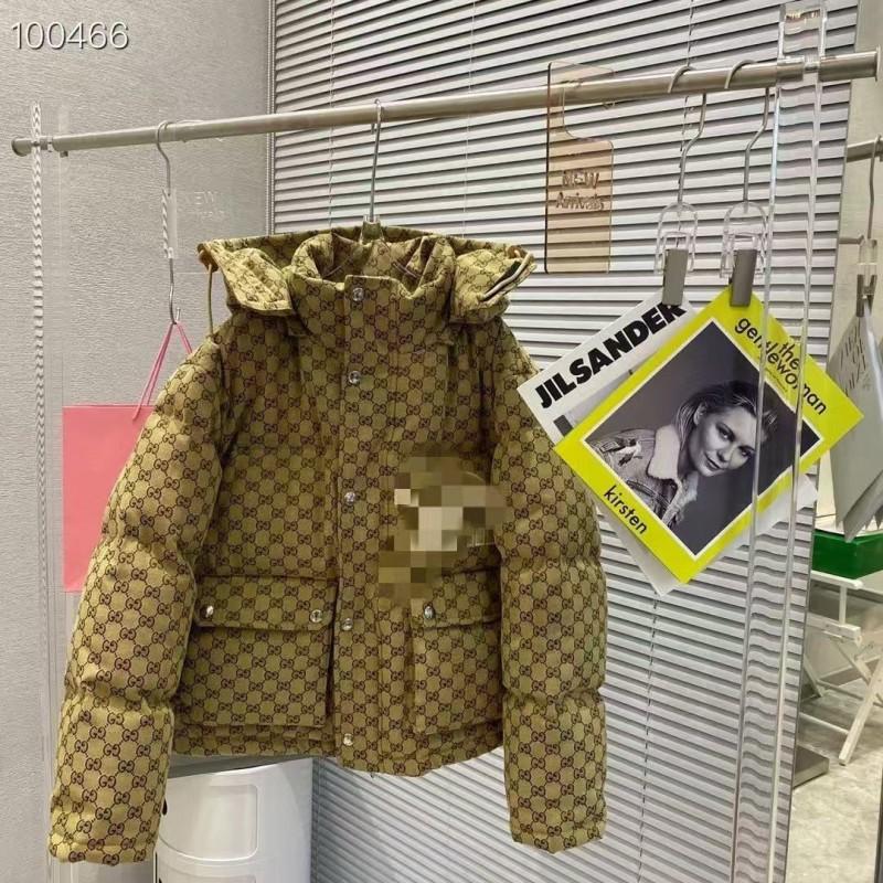 Winter Streetwear Hooded Cotton Puffer Jacket Loose Fit Couples Coat Teens