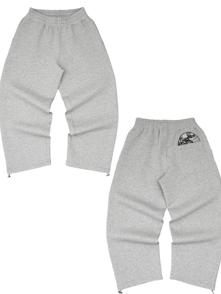 Trendiger High Street Retro Casual Streetwear Herren Sportanzug Y2K Harajuku Print Hoodie Herren Hip-Hop Lockere Jogginghose