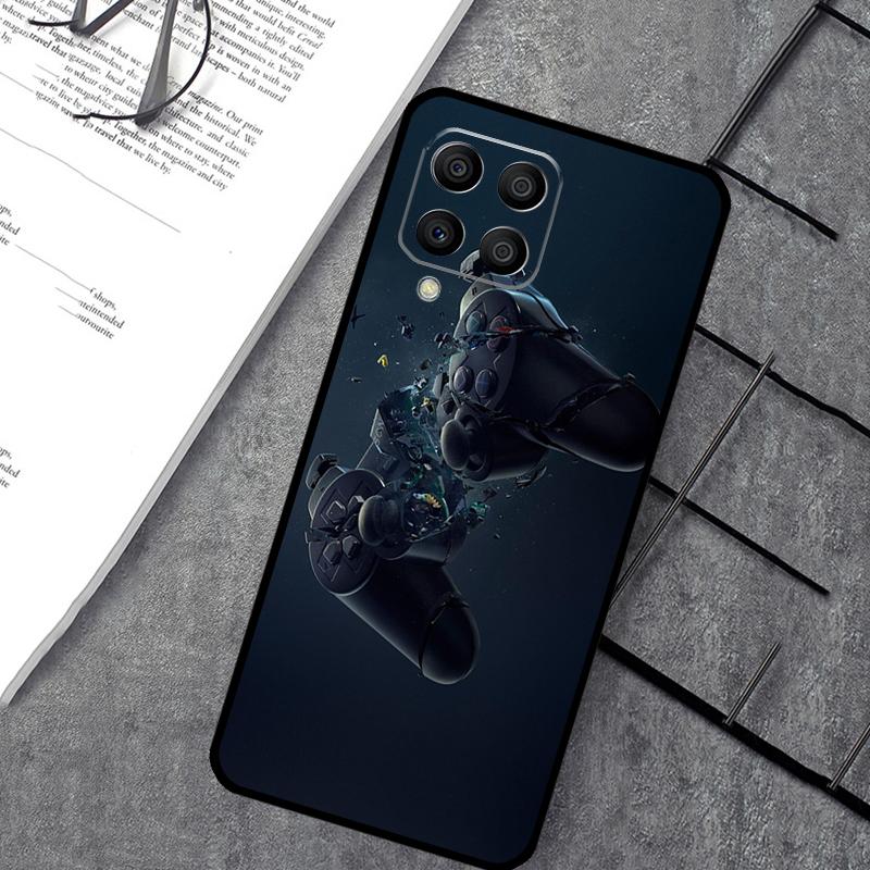 Cool Gaming Controller Case For Samsung Galaxy M15 M11 M12 M13 M14 M06 M16 M36 M56 M31 M53 M32 M52 M35 M55 M34 M54