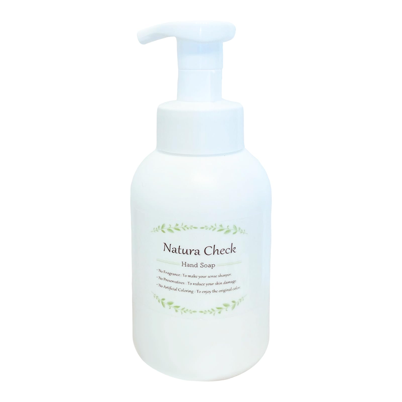 

пенящееся мыло для рук 300 мл слегка мыльные ингредиенты [Natura Check] Мыло без добавок, бутылка, щелочное, 100%