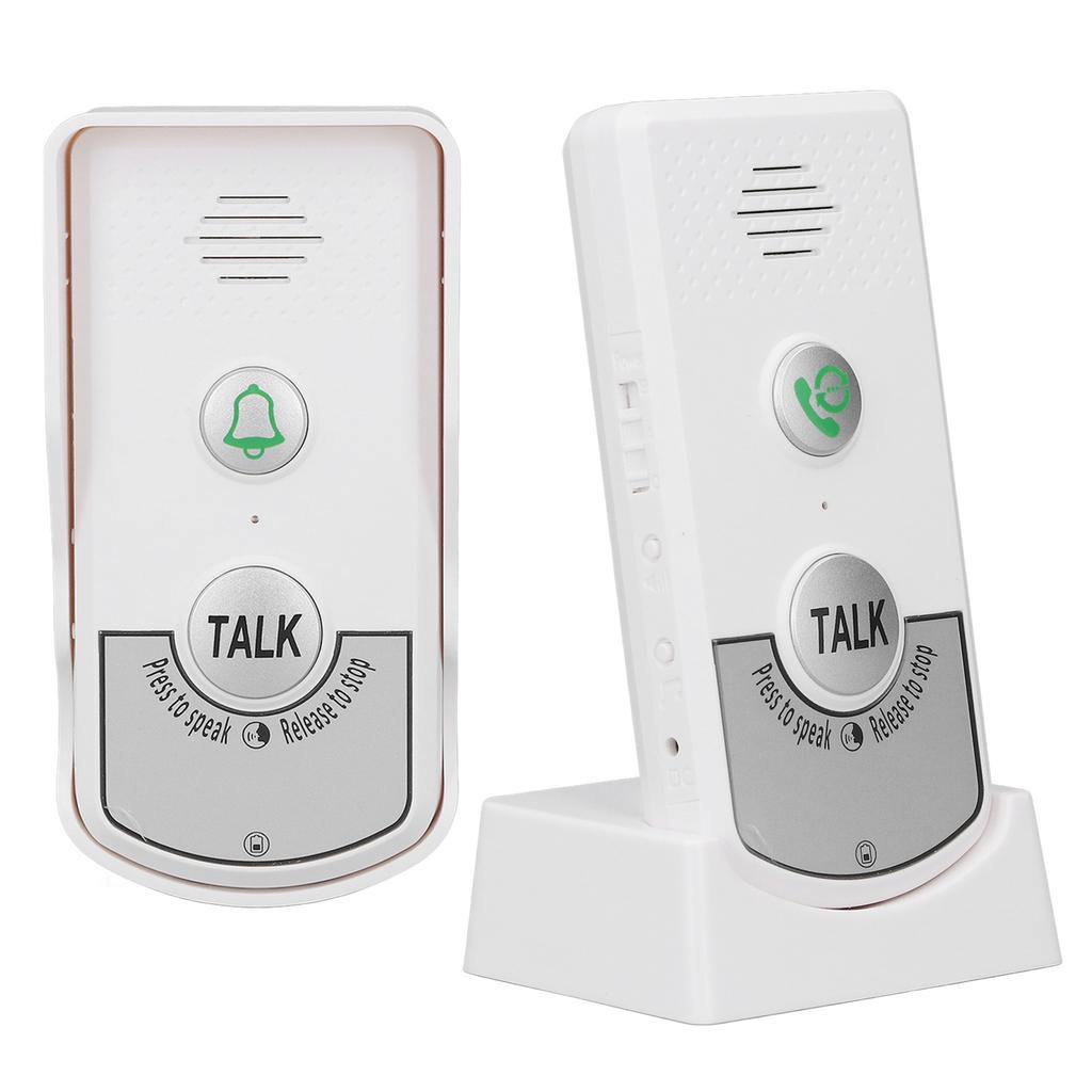 Intercom Doorbell 2 Way 1 V 1 Wireless Waterproof Electronic Doorbell with Light Indicator