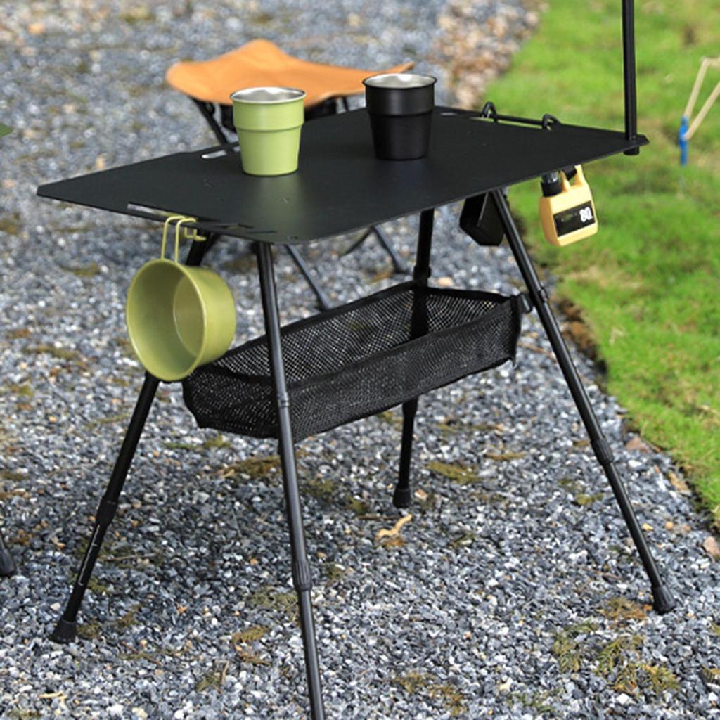 Folding Camping Table Portable Picnic Table Foldable Side Table Small Outdoor Folding Camp Table Sturdy For Garden Patio Dining