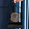 Incense Holder Metal Mosquito Coil Stand Bird Cage Design Incense Burner No Electricity Needed for Home Garden Indoor Decor