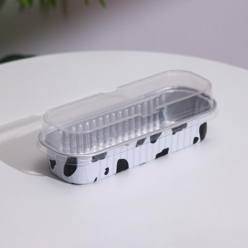 Tin Paper Box Thickened Aluminum Foil Box Packaging Takeaway Box Air Fryer Special Disposable Cheese Baked Durian Box