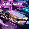 Custom Name Personalized Final Fantasy Pattern Mousepad, Laptop PC Desk Mat, Decorative Desk Mat for Home Keyboard Pad Gift