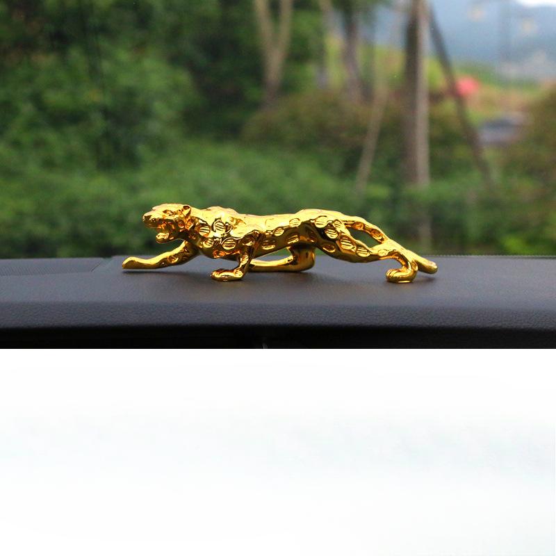 

Автомобильные украшения Деньги Личность Автомобиль Леопард Салон автомобиля Мощное украшение автомобиля Автомобильные украшения 19cm золотой