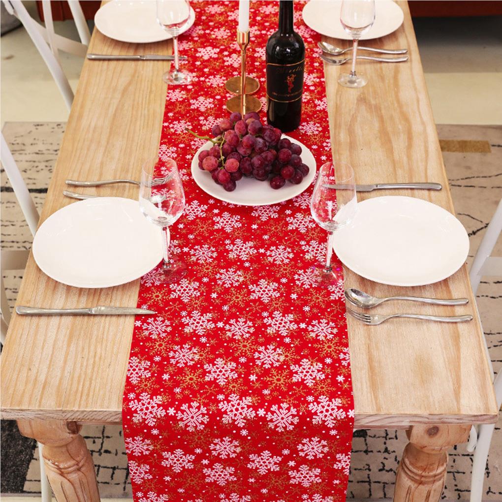 Bieżnik na stół o tematyce świątecznej Dom Restauracja Dzianinowy obrus Obrus na stół jadalny Dekoracja