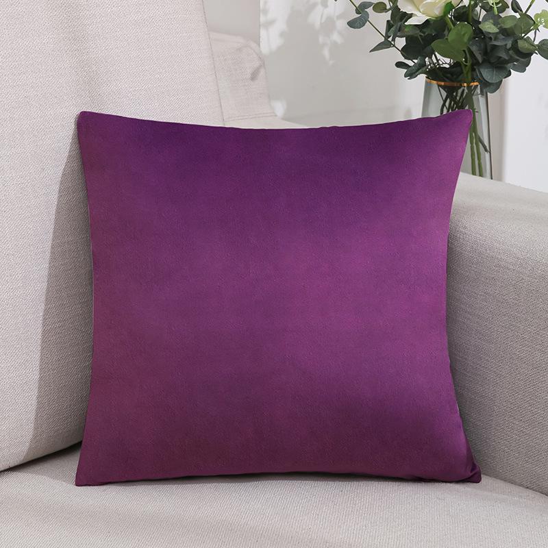 New Solid Color Nordic Velvet Pillow Sofa Office Living Room Simple Plush Cushion Bedroom Bedside Pillow