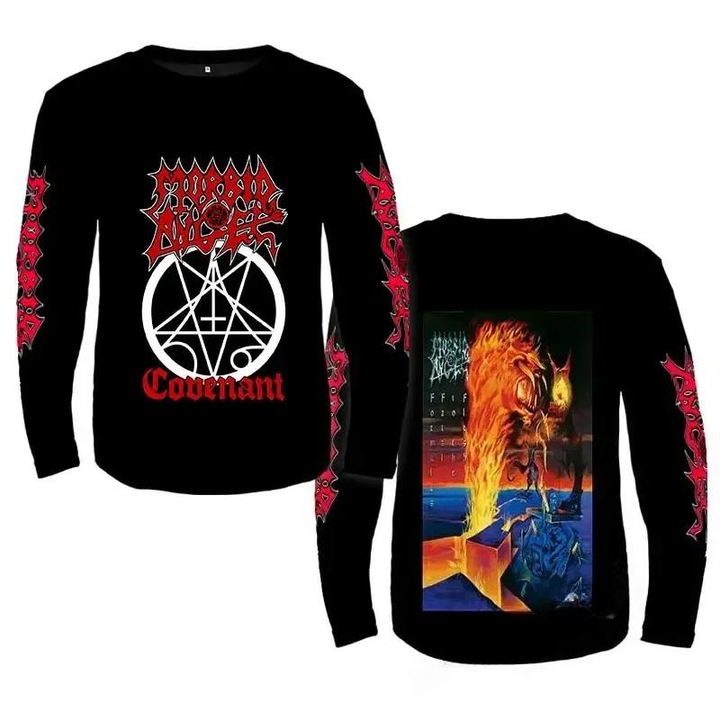

Morbid Angel металева група чоловіча та жіноча 3D-друкована футболка з довгим рукавом вуличний ретро спортивний одяг Харадзюку чоловічий одяг 2XL