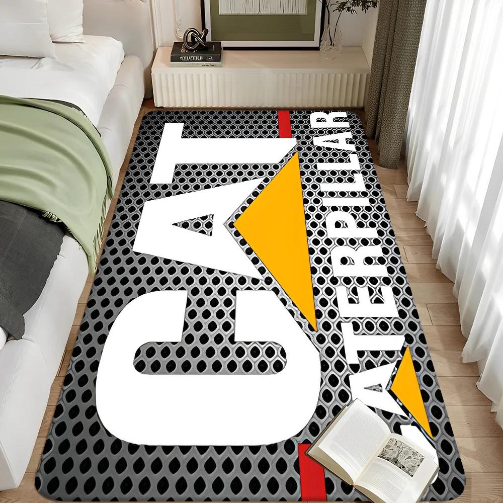 

C_Гусениця CAT Килим Двигун Екскаватор Килимок для вхідних дверей з колоди Скандинавський стиль Дім Ванна кімната-Туалет Килимки Спальня Готель Декор Килимок 120x160cm