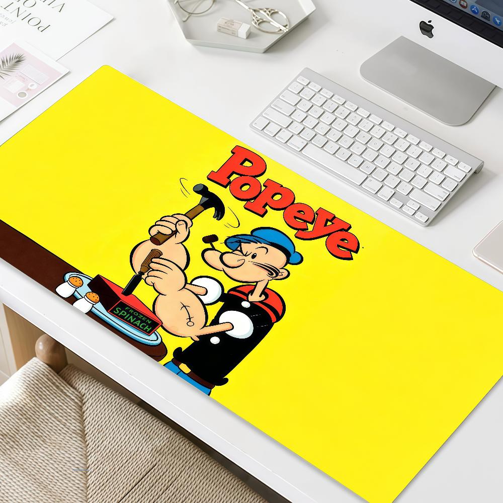 Mouse Pad MousePad Non-slip Lockedge Office Student Gaming Thickened Large P-Popeye Writing Cartoon Pad Cushion