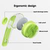 Cat Dog Bathing Brush Pet Massage Brush Shampoo Dispenser Soft Silicone Rubber Bristle for Dogs and Cats Shower Grooming Tool