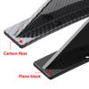 4pcs Universal ABS Car Modified Rear Bumper Diffuser Spoiler Rear Bumper Lip Diffuser Anti-collision Car Accessories