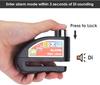 Lucchetto antifurto per bicicletta, moto, freno a disco con allarme, in lega di alluminio, per bici elettriche, scooter