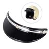 Universal Motorcycle Helmet Visor Peak 3 Snaps Trendy for 3/4 Helmets Spare Parts Helmet Visor Peak Waterproof SUN Protection