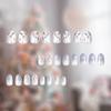2025 Hot Sale Wear Nail Nail Stickers Premium Christmas Snowflake Nail Art Fake Nail Nail Art Products Finished Products