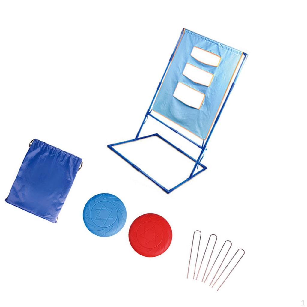 Toss Game Soccer Games Party Disc Goal Lawn for Backyard Picnic