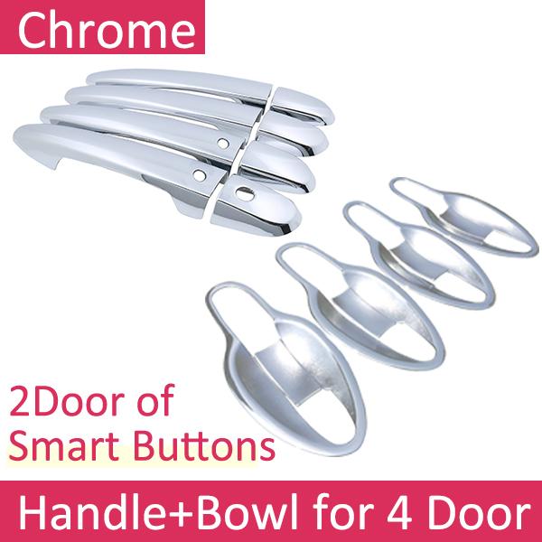 Chrome Car Door Handle Cover for Mazda CX-5 CX5 CX 5 KF 2017~ Luxury Trim Set of 4Door Exterior Accessories Car Styling 2018