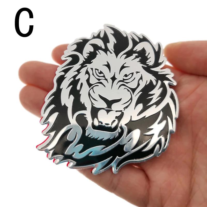 Decorazione Auto Animali Adesivi Logo Metallo 3D Leone/Aquila/Tigre Emblema Alluminio Badge Decalcomania Auto Auto Styling Accessori Auto