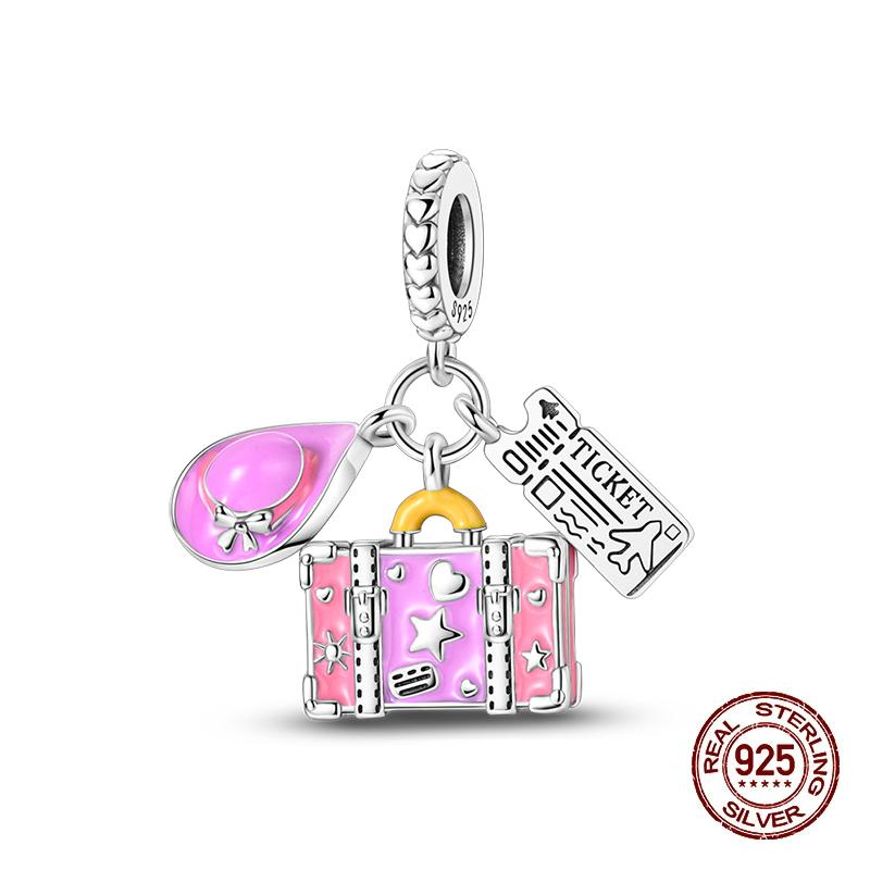 New Copper Time Machine Time Travel Camera Charms Bead Fit 3Mm Original Bracelets Diy Jewelry Birthday Gift