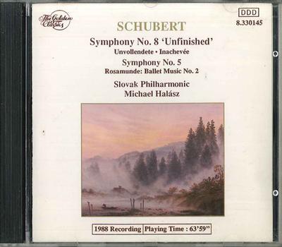 CD SLOVAK PHILHARMONIC - Schubert Symphony No.8 Un Finished 8330145 GOLDEN CLASSICS Non Japan Classical Used