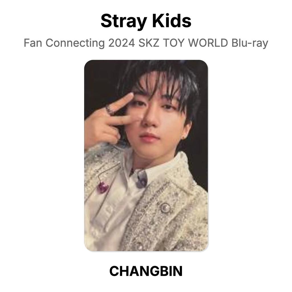 Stray Kids Fan Connecting 2024 SKZ TOY WORLD Blu-ray Fotocarte Oficial