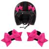 2Pcs Butterfly Knot Moto Helmet Decoration Bowknot Moto Helmet Ears  for Women Cycling
