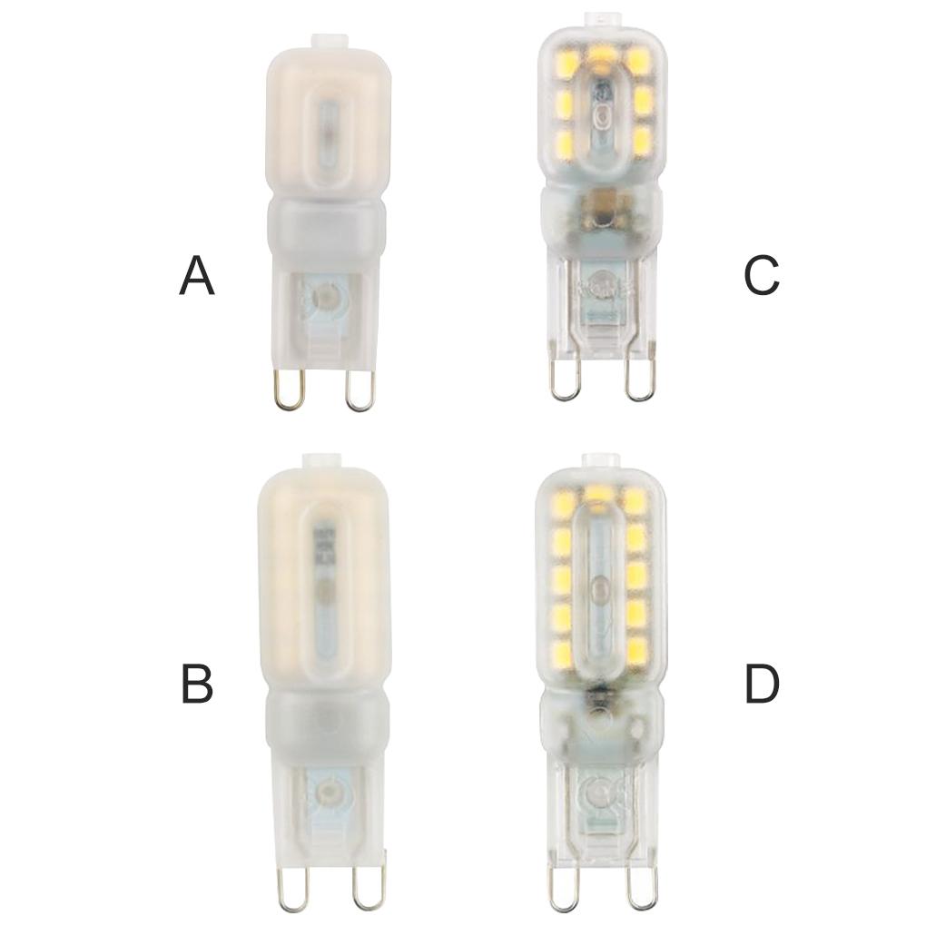 2 Pieces Mini LED Corn Light Beam Angle Dimmable Lamp Energy Saving Warm Cool White Night Bulbs Household Living Room Washroom