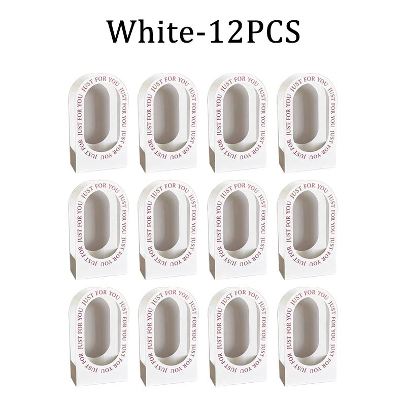 Simple Hollow Hand-Held Flower Basket Paper Flower Bouquet Floral Arrangement Carton Packaging Box Decoration Supplies