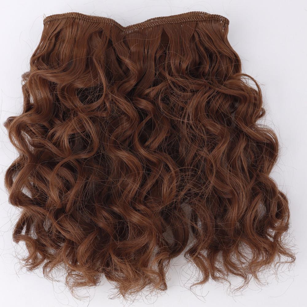 Hochtemperatur-Draht BJD-Puppe Lockiges Haar Imitation Locken Puppenhaar BJD-Perücke DIY DIY-Sachen