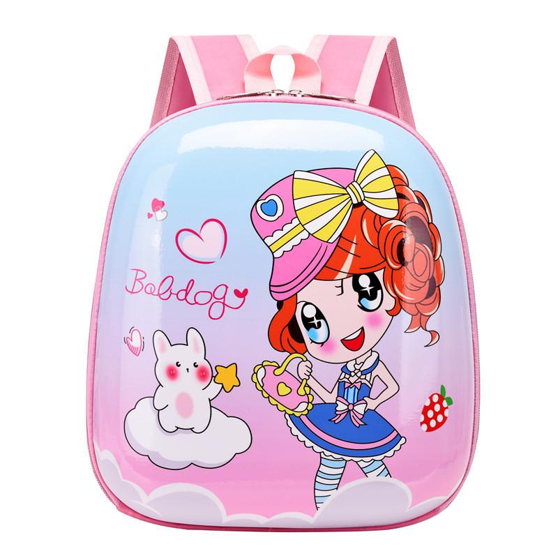 Childrens Cartoon Animal Pvc Backpack With Waterproof And Wearresistant Features For School Use